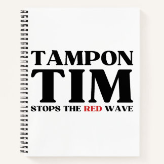 Cuaderno Tampon Tim Detendrá La Ola Roja-Tim Walz 2024