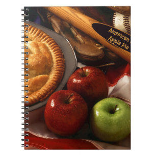 Cuaderno Tan estadounidense como el Apple Pie
