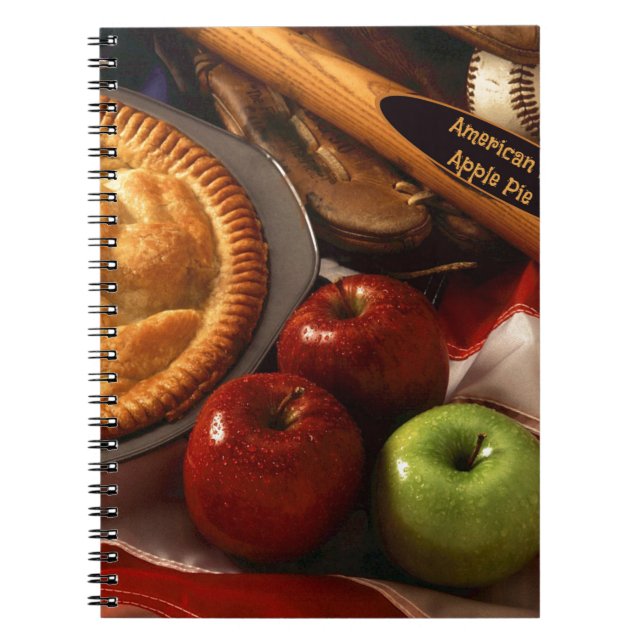 Cuaderno Tan estadounidense como el Apple Pie (Frente)