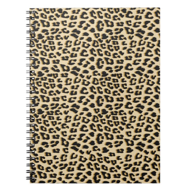 Cuaderno Tan Leopard Print (Frente)