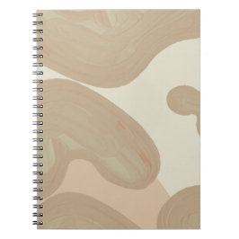 Cuaderno Tan Paint Lines Notebook – Minimalist Chic