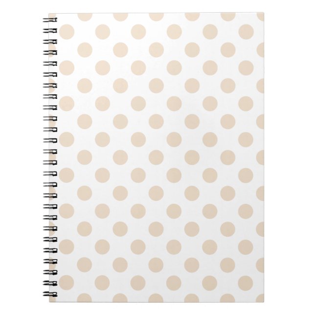 Cuaderno Tan polka puntos (Frente)