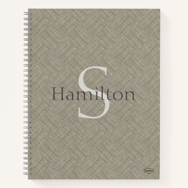 Cuaderno Tan portátil personalizado - HAMbWG (Anverso)