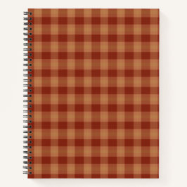 Cuaderno Tan Tartan Spiral Notebook