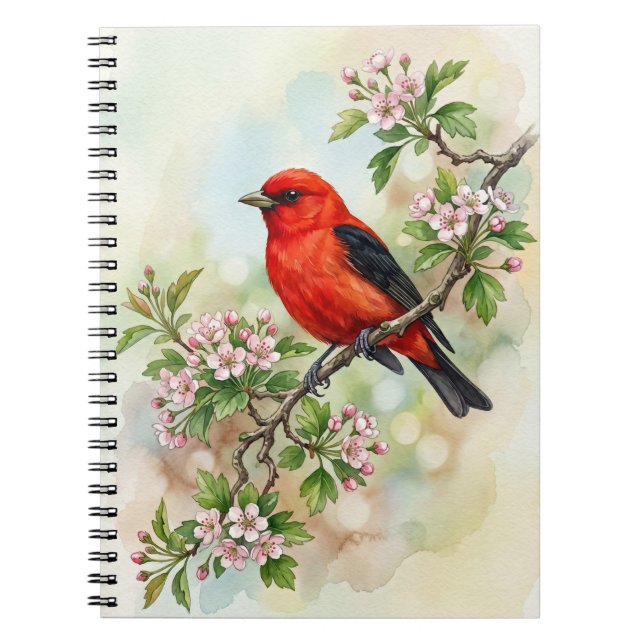 Cuaderno Tángara escarlata (Frente)