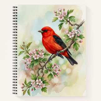 Cuaderno Tángara escarlata