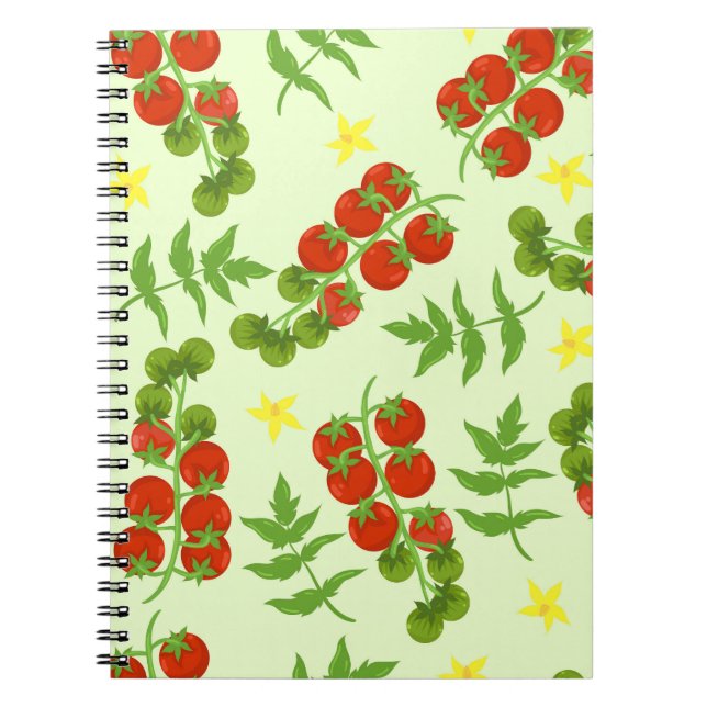 Cuaderno Tango de tomate: Impresión vegetal vintage (Frente)