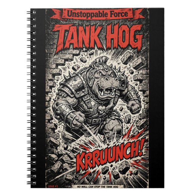 Cuaderno Tank Hog (Frente)