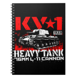 Cuaderno Tanque pesado de la Unión Soviética KV-1