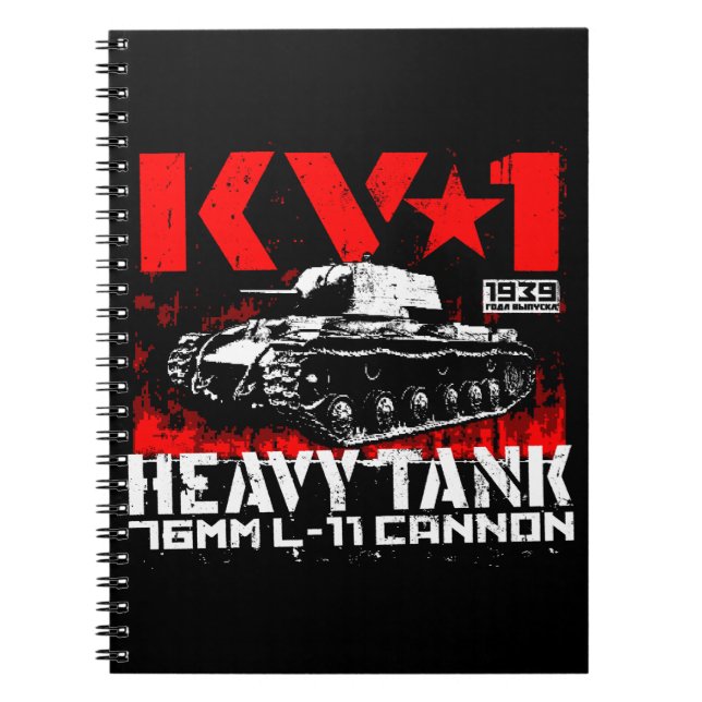 Cuaderno Tanque pesado de la Unión Soviética KV-1 (Frente)
