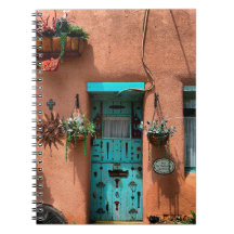 Taos Adobe Blue Door Photo