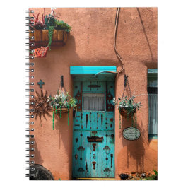 Cuaderno Taos Adobe Blue Door Photo