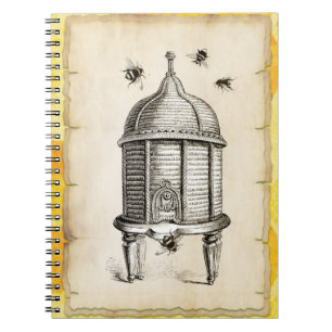 Cuaderno Tapa de abee de vintage