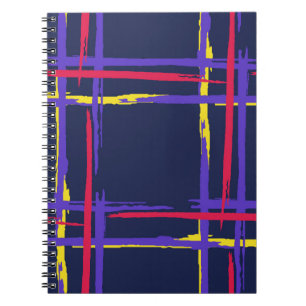 Cuaderno Tapado. Rayas Grunge sin Pared. Resumen Textura w