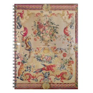 Cuaderno Tapicería en estilo rococó temprano con el