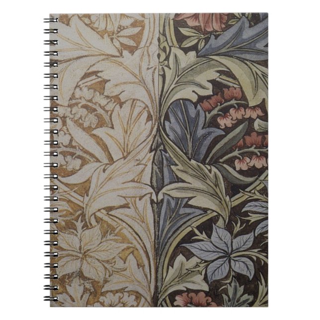 Cuaderno Tapiz Botánico Clásico de Campanilla Azul de Willi (Frente)