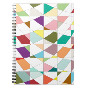 Cuaderno Tapiz de colores abstractos