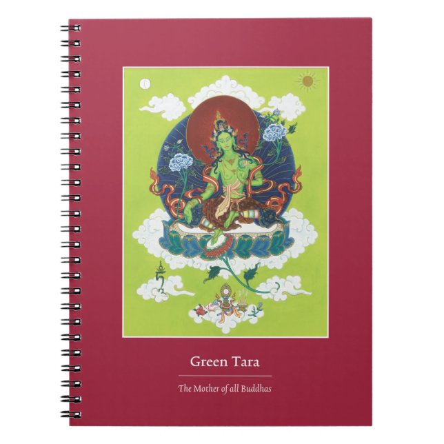 CUADERNO Tara verde - la madre de todo el Buddhas (Frente)