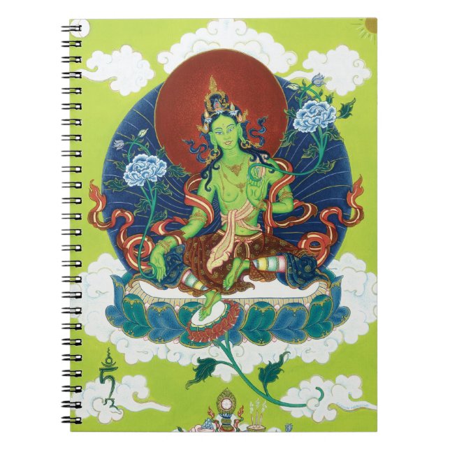 CUADERNO Tara verde - la madre de todo el Buddhas (Frente)
