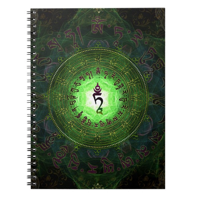 Cuaderno Tara verde - protección contra peligros y el (Frente)