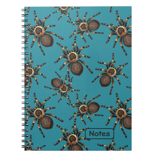 Cuaderno Tarantula azul (Frente)