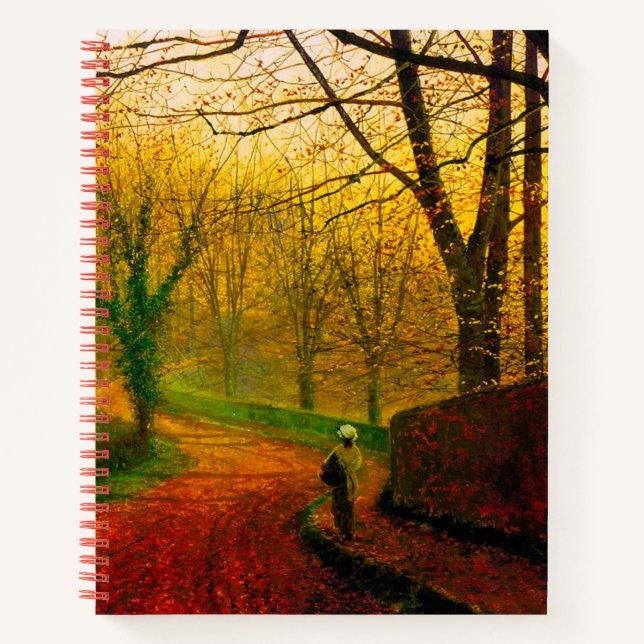 Cuaderno Tarde de noviembre Stapleton Park Grimshaw (Anverso)