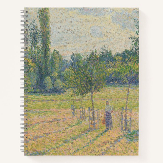 Cuaderno "Tarde en nuestro prado" - Camille Pissarro  (Anverso)