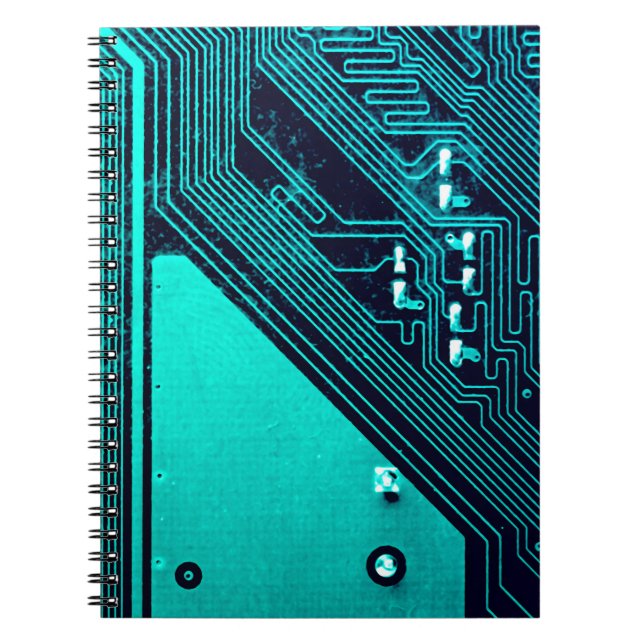 Cuaderno Tarjeta de circuito. Tecnología de hardware de com (Frente)
