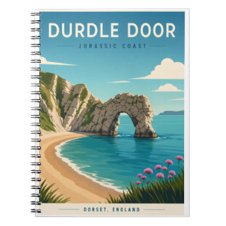 Cuaderno Tarjeta de Felicitación Durdle Door Costa Jurásica