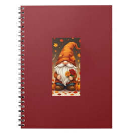 Cuaderno tarjeta de felicitaciones de halloween y otoño