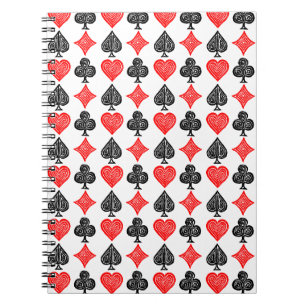 Cuaderno Tarjeta de reproducción negra/blanca/roja Todos lo