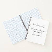 Tarjeta de revelación de bebé personalizado