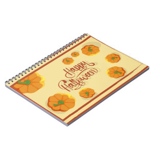 Cuaderno Tarjeta de saludo enmarcada Típografía de Hallowee