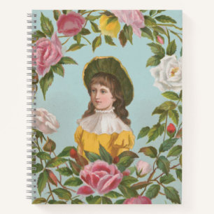 Cuaderno Tarjeta del Día de San Valentín alemana vintage ki