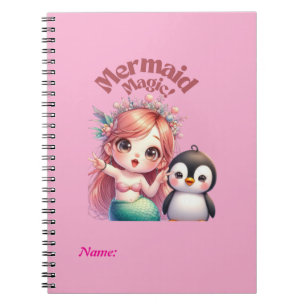 Cuaderno Tarjeta mágica de sirvienta para navidades con div