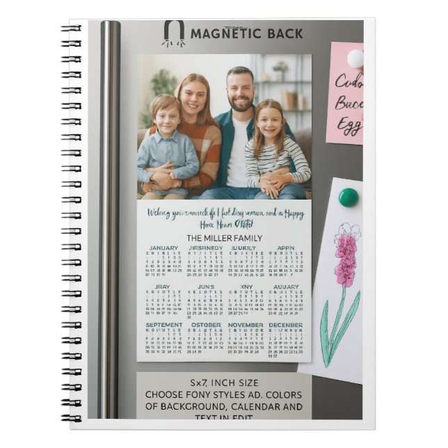 Cuaderno Tarjeta magnética (Frente)