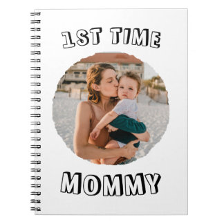 Cuaderno Tarjeta personalizada para mamá primeriza