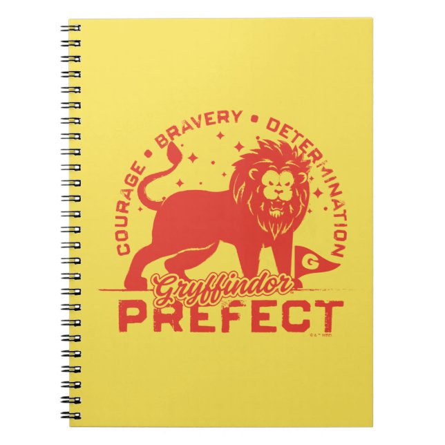 Cuaderno Tarjeta prefecta GRYFFINDOR™ (Frente)