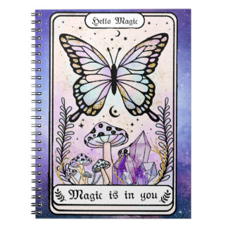 Cuaderno Tarjeta Tarot de brujería espiritual