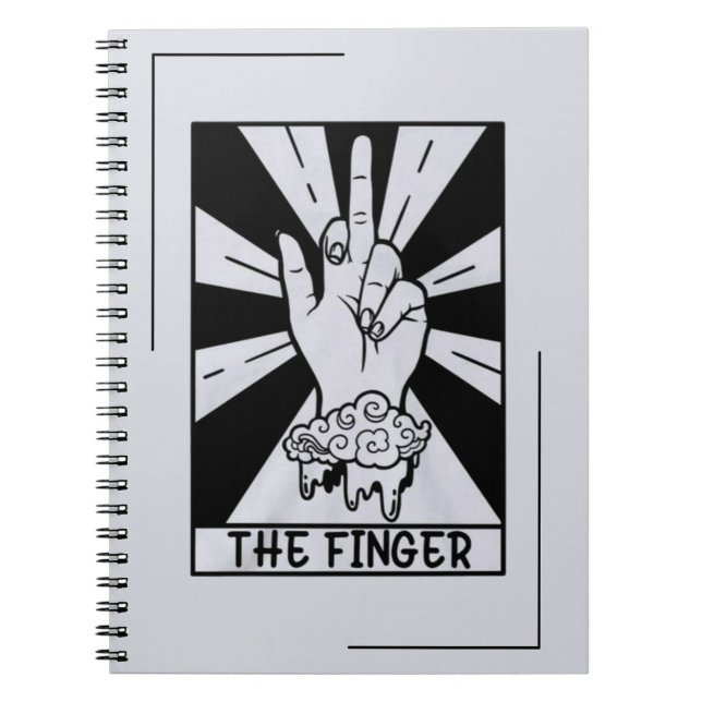 Cuaderno Tarjeta Tarot - Dedo (Frente)