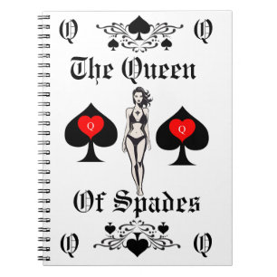 Cuaderno Tarjeta Tarot Thunder_Cove Reina de espadas