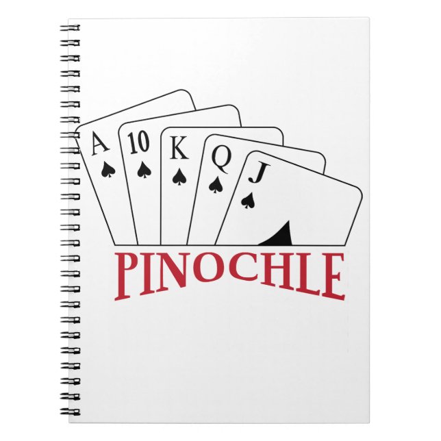 Cuaderno Tarjetas Pinochle (Frente)