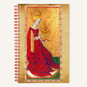 CUADERNO TAROS ANTIGUOS, REY Y REINA DE CUPS