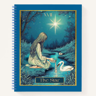 Cuaderno Tarot Card Ilustracion, The Star Journal