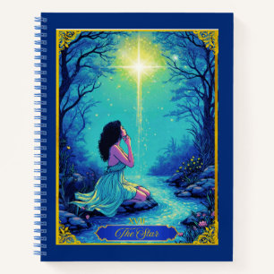 Cuaderno Tarot Card Ilustracion, The Star Journal