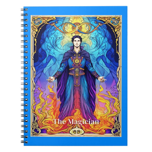Cuaderno Tarot Card The Magician (Frente)