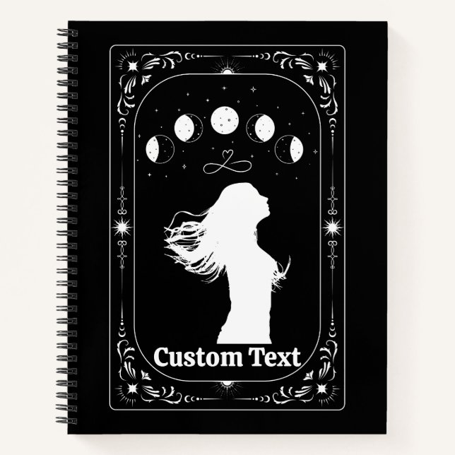 Cuaderno Tarot Celestial Mágico Caprichoso Brujeril  (Anverso)