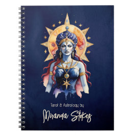 Cuaderno Tarot de la Diosa Estelar Celestial Mística Inanna
