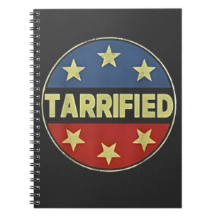 Cuaderno Tarrfied Anit Trump Patriótico Americano