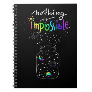 Cuaderno Tarro de Sueños: Cósmico Arcoíris
